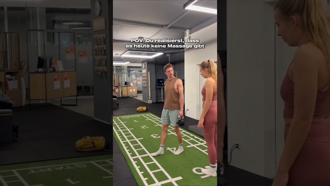 Wenn dein Physio Training geplant hat, du aber mit einer Massage gerechnet hast 🤣 