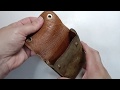 Restoring an old vintage leather pouch!