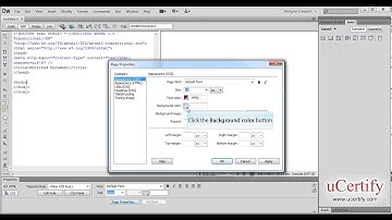 Setting The Appearance(css) Of Page Properties