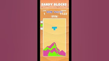 Satisfying Tetris Mobile Game - Sandy Blocks