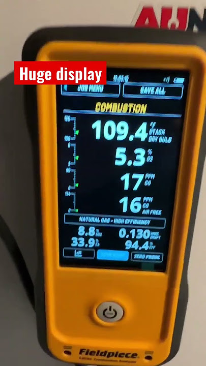 Fieldpiece CAT85 Combustion Analyzer with Hydrocycle