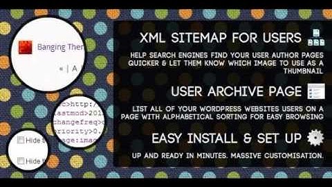 Preview Users Sitemap and Archive - WordPress Plugin