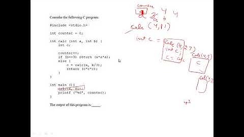 GATE 2018 Computer Science Programming Questions Solutions part 1