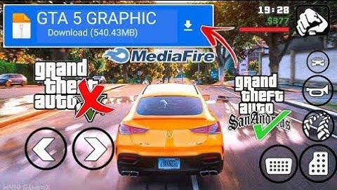 GTA 5 MOBILE EDITION!🔥😲- V2SA Full Remastered Modpack For GTA SA Android