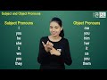 English Module 2A Series 3:- Personal pronouns - Subject and Object