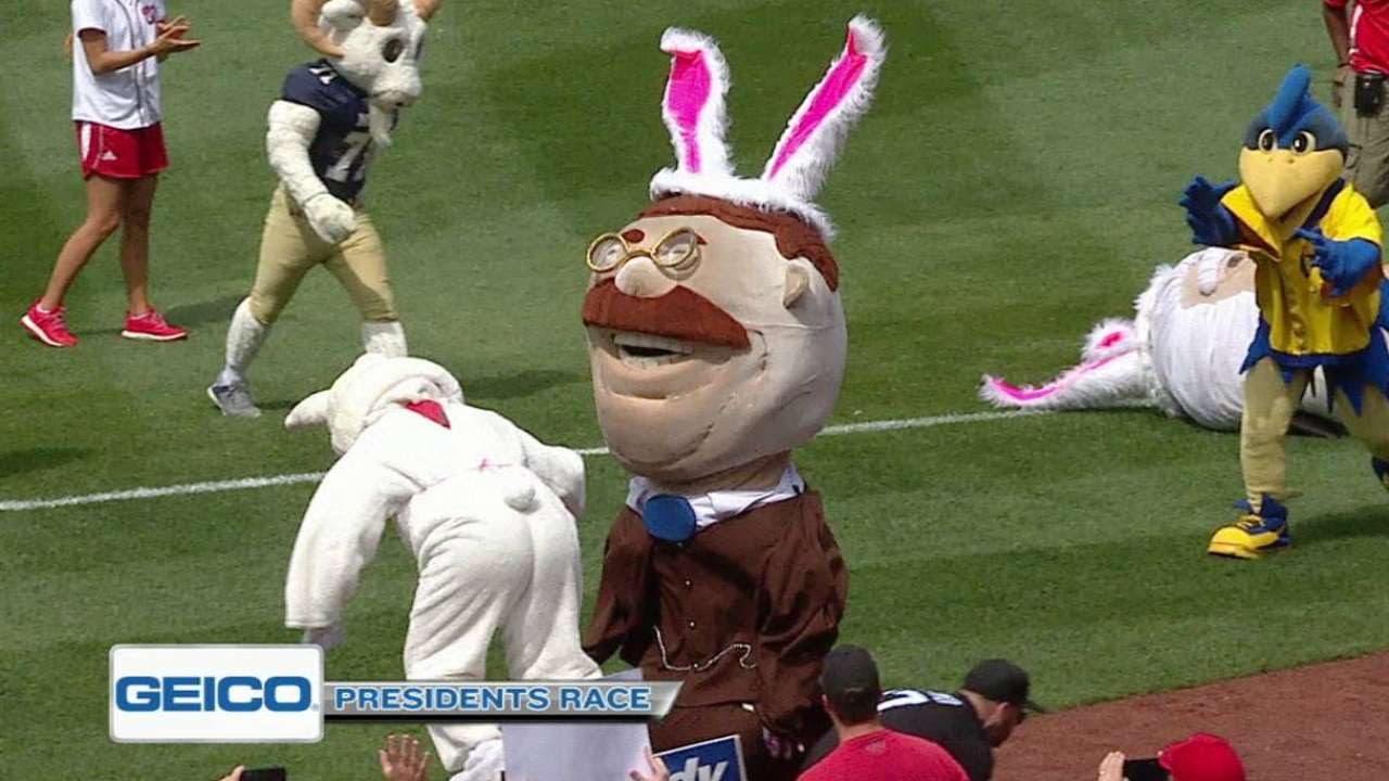 PHIWSH Easter bunny lays a hit on Teddy Roosevelt YouTube