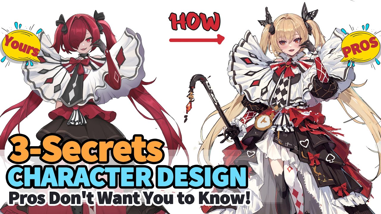 The 3 Character Design Secrets Pros Don't Want You to Know!