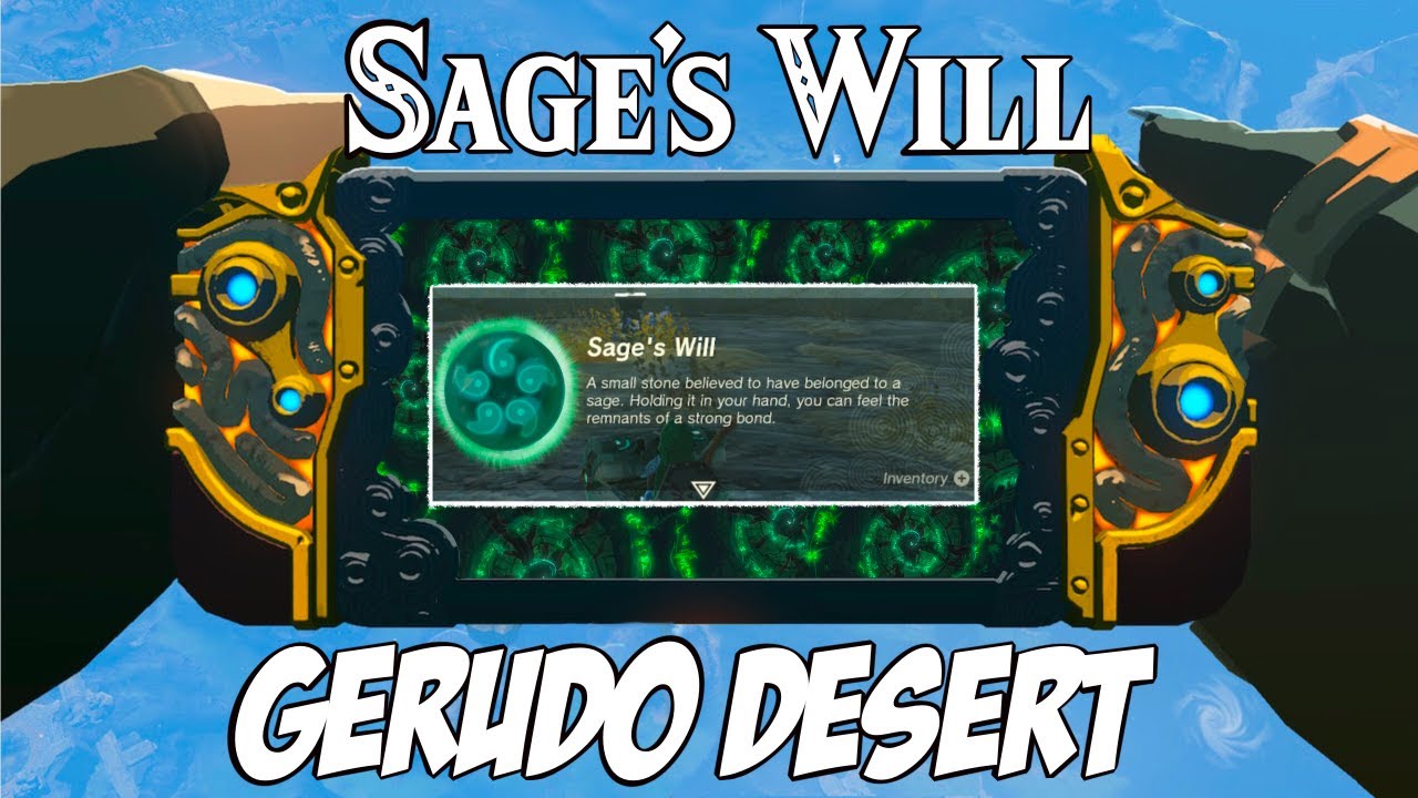 Gerudo Desert Sage's Will Location YouTube