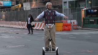 Skippy on segway in NYC !!!