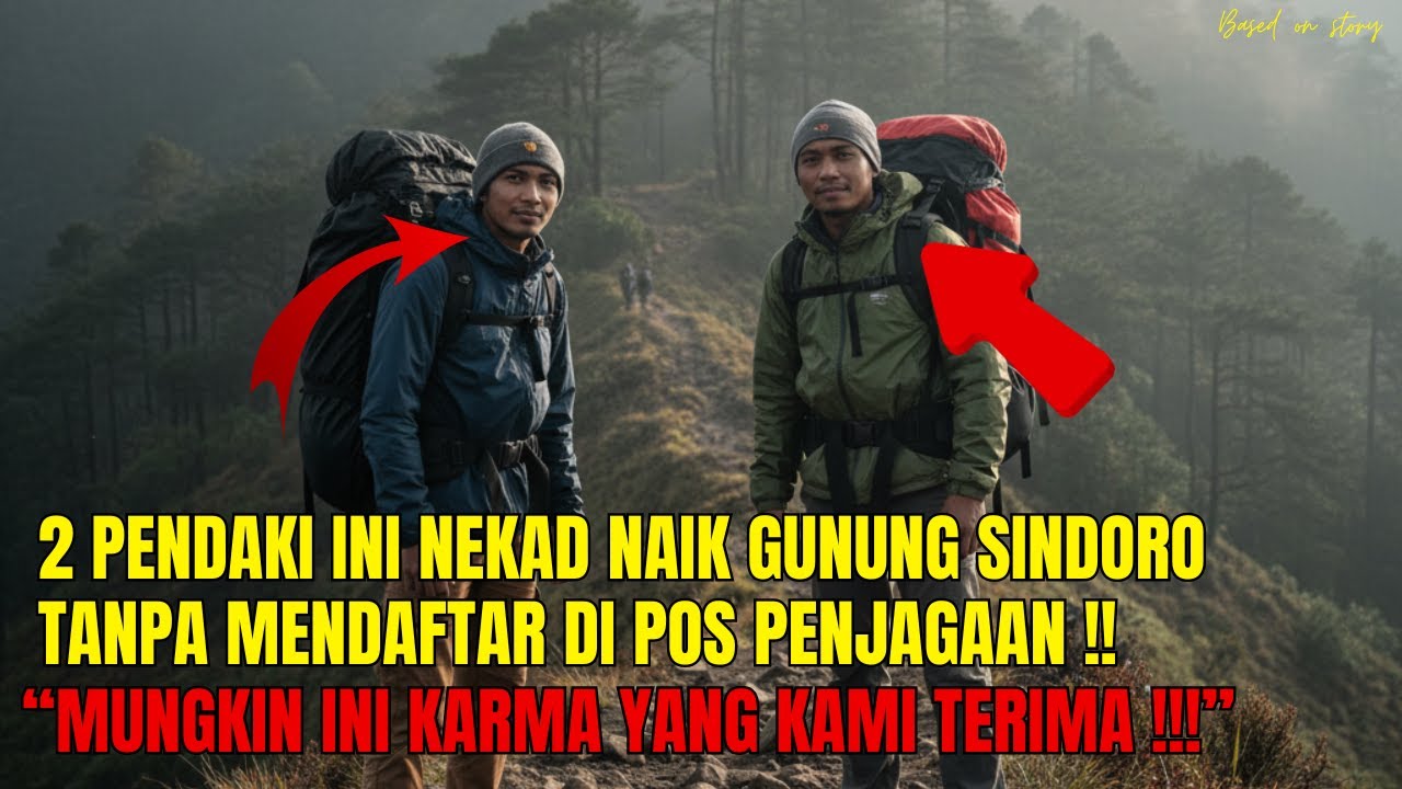 2 PENDAKI NEKAD  MUNCAK DI GUNUNG SINDORO, TANPA MELALUI POS PENJAGAAN BERAKHIR TERSESAT 5 HARI !!!