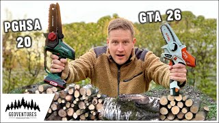 TEST: Parkside PGHSA 20V vs. Stihl GTA 26