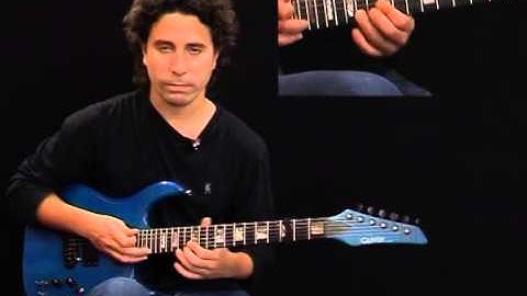 Tapping Arpeggios with String Skipping Technique - Lead Guitar Lesson