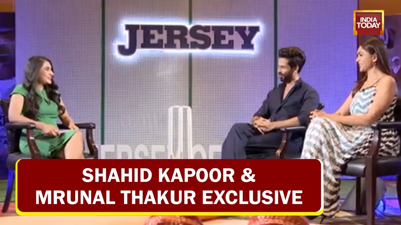 Shahid Kapoor And Mrunal Thakur Talk About Their Bollywood Journey & Upcoming Project 'Jersey'