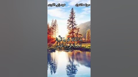 أرح مسامعك 🎧😴 بتلاوة عطرة || من سورة الشعراء || بصوت القارئ عبيد زكى الكردى #القرآن #حالات #لايك