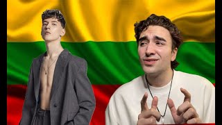 ITALIAN GUY REACTS TO SILVESTER BELT with " LUKTELK " | Eurovision 2024, Lithuania