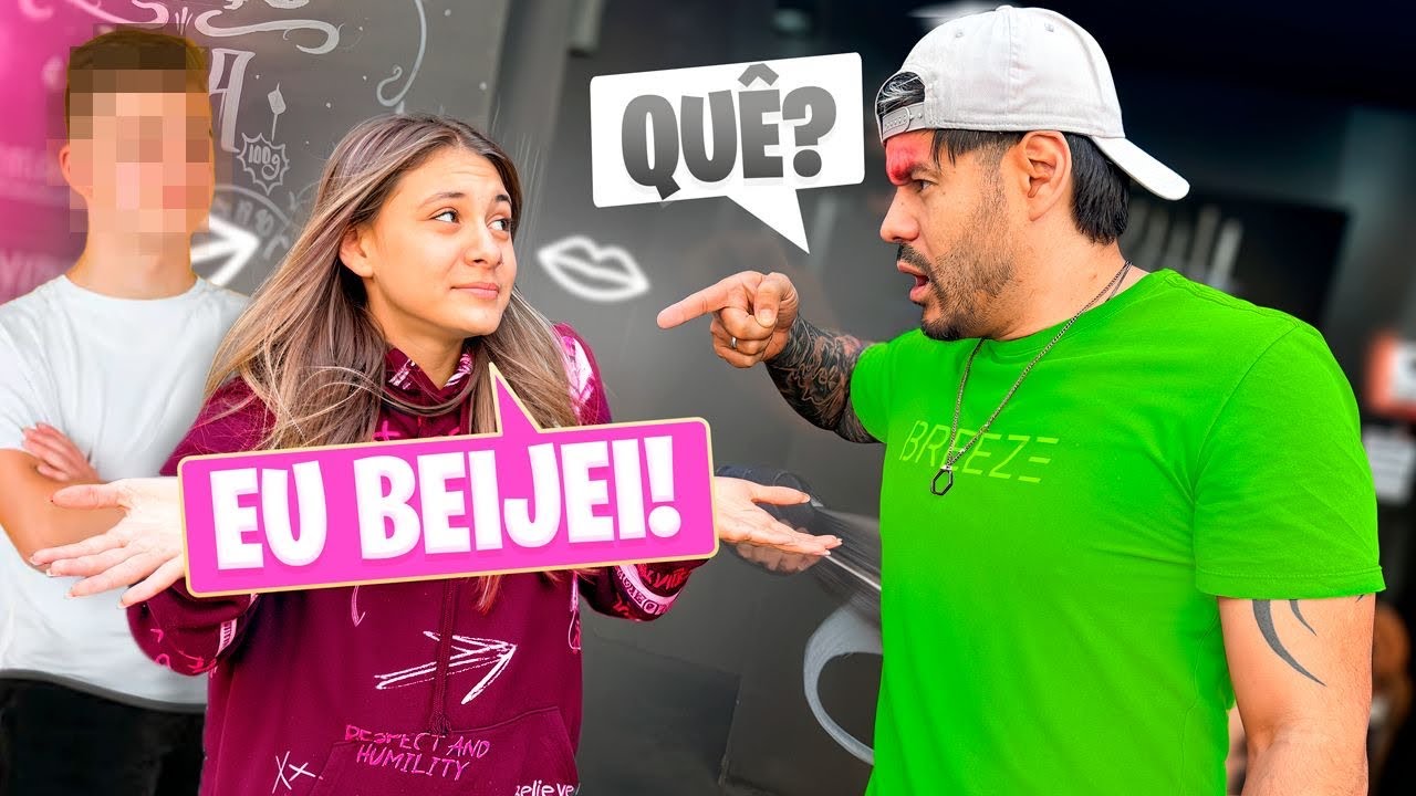 CONTEI PRO MEU PAI QUE BEIJEI! *Deu ruim - BIANKA