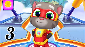 Talking Tom hero dash (android,iOS) - special events: Obstacle Crazy past 3