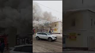 Пожар в магазине в г. Балашов