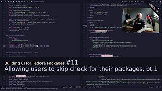 Building CI for Fedora packages #11
