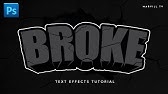 Photoshop講座 ひび割れた鏡の文字をつくる Cs 6 Youtube