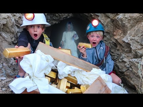 WE FOUND REAL TREASURE IN GHOST HAUNTED GOLD MINE!