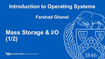 Intro to OS - Mass Storage & I/O (1/2)