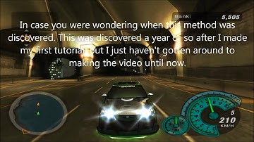 NFSU2 - Ghost City in Free Roam Tutorial (FASTER METHOD)