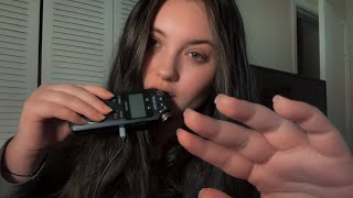 Tascam Asmr Mic Bitinghand Movements Up Close To The Camera, Mouth Sounds, Whispers More