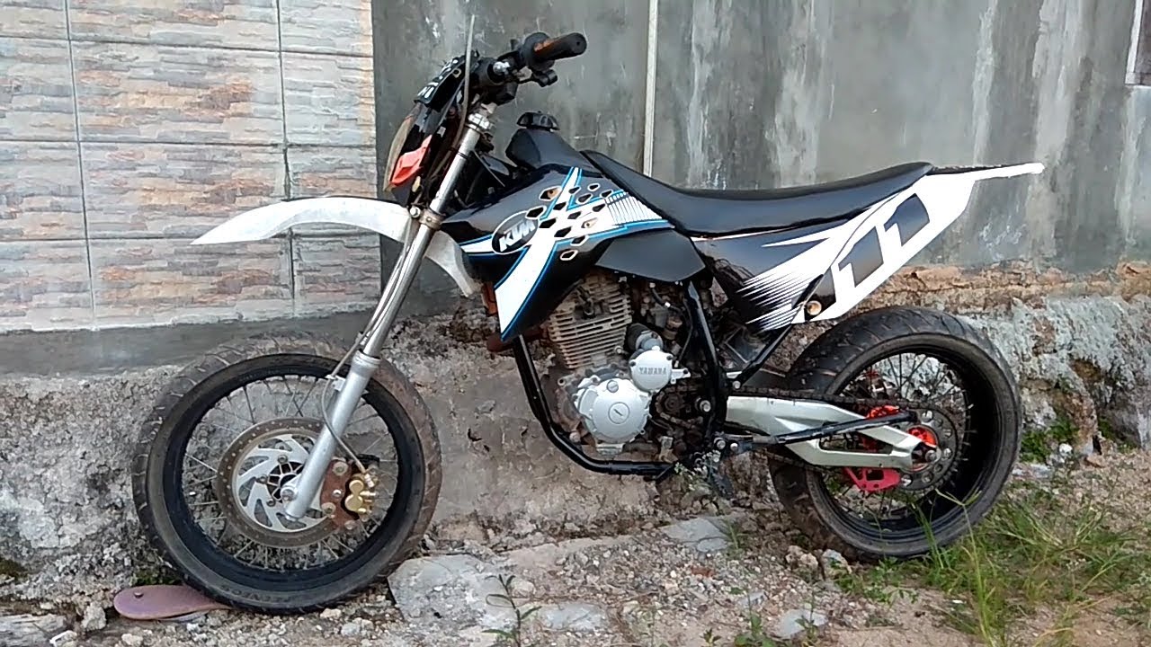 Modifikasi Motor Modif Yamaha Scorpio Supermoto