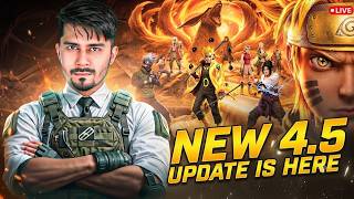 BGMI 4.5 UPDATE IS HERE 🔥 NARUTO MODE - BGMI NEW UPDATE GAMEPLAY