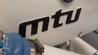 MTU M94 16v 2400hp seatrial after overhaul