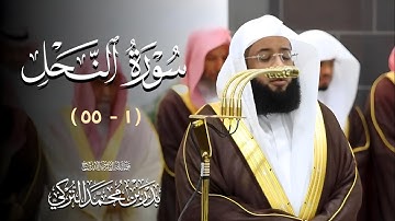 #سورة_النحل ( ١ - ٥٥ ) | تلاوات فضيلة الشيخ #بدر_التركي من ليالي رمضان ١٤٤٦ه بـ #المسجد_الحرام