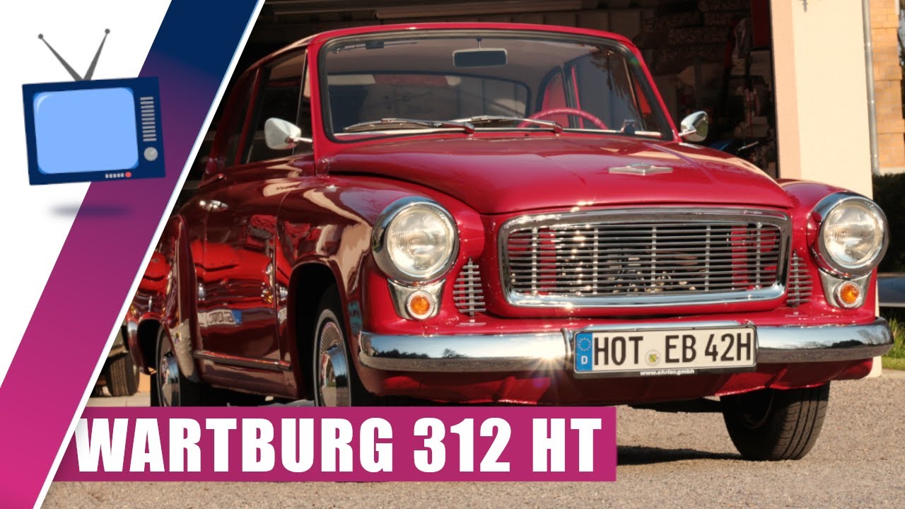 IFA Wartburg 312 HT vorgestellt. Einer von 709 in der DDR gebauten 312 Hardtop Cabriolet. VEB