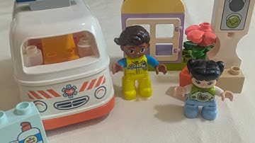 ASMR LEGO DUPLO 10447 Ambulance Unboxing & Build | No Talking