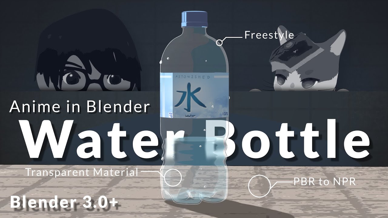 Blender Bottle Anime 