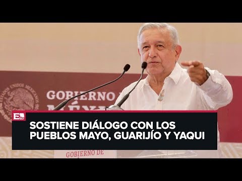 López Obrador visita Etchojoa, Sonora