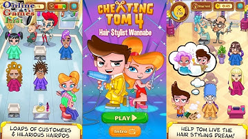 Cheating Tom 4 Hair stylist Wannabe Levels 1-10 Walkthrough Gameplay Android