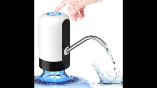 5 Gallon Water Bottle Dispenser, USB Charging Water Bottle Pump, 2023 Review