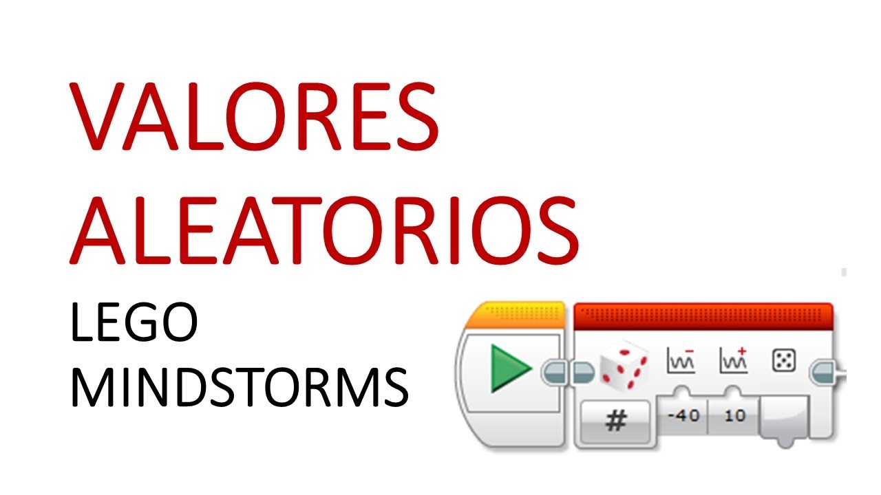 Cómo obtener valores aleatorio en LEGO Mindstorms - YouTube
