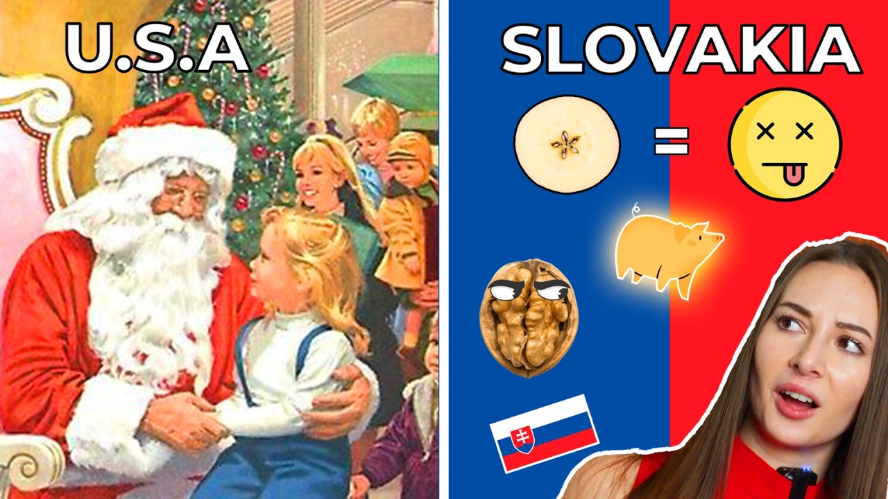 🎄🇸🇰 Странные словацкие рождественские традиции! 👀🎅⛄