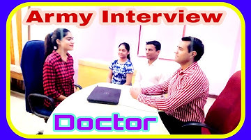 indian #army #doctor interview l #AMC #MBBS doctor