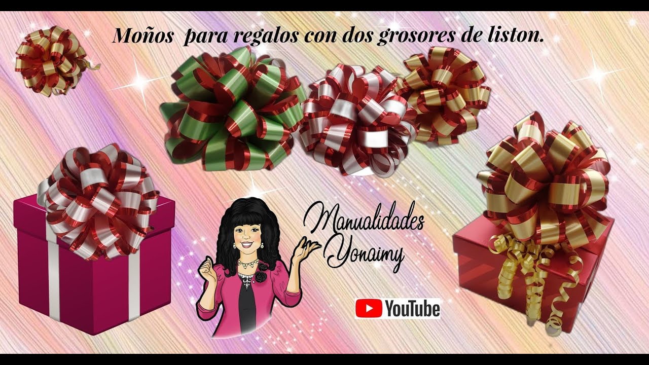 Como hacer moños de regalo