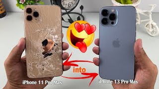 Restoring Destroyed iPhone 11 Pro Max into An iPhone 13 Pro Max