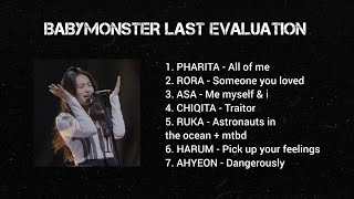 Baby Monster 'Last' Evaluation (7/7)