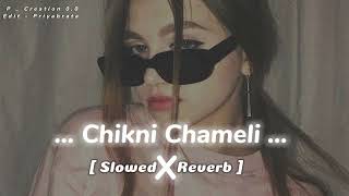 Chikni Chameli slowedreverb Lofi  Version  Shreya Ghoshal  Midnight Chill Lofi Mix