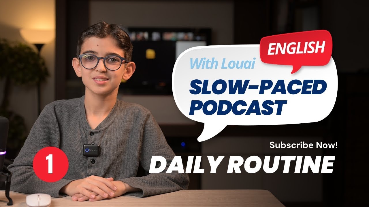 English Podcast for Beginners | My Daily Routine (Slow & Clear)