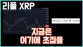 리플 XRP 지금은 여기에 초점을