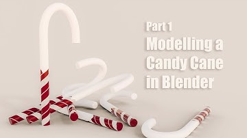 Part 1: Modelling a Candy Cane in Blender!