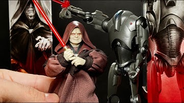 Darth Sidious and Super Battle Droid Review - Star Wars Black Series