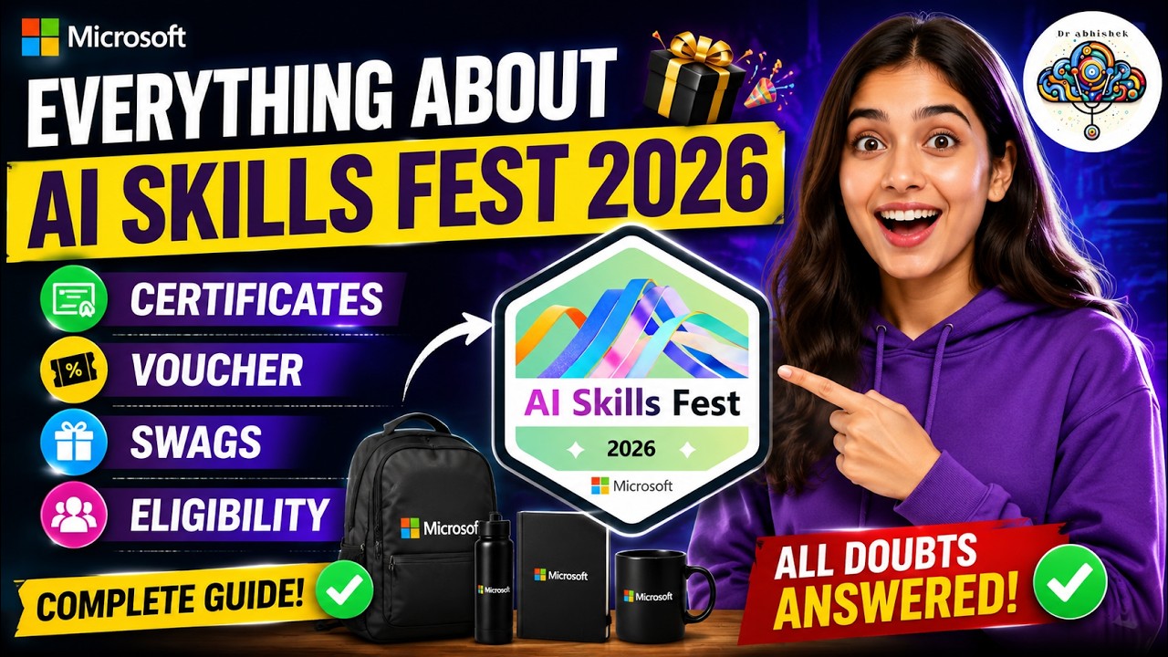 Everything About Microsoft AI Skills Fest 2026: Certificates, Voucher, Swags & Eligibility